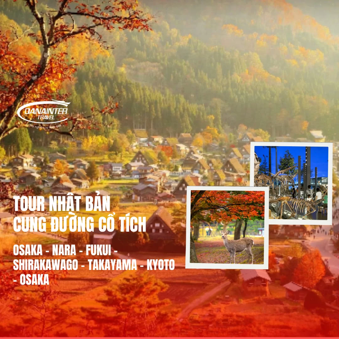 TOUR NHẬT BẢN: CUNG ĐƯỜNG CỔ TÍCH