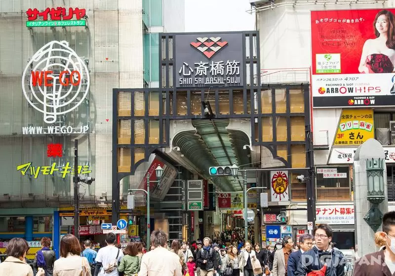 Tham quan mua sắn tại Shinsaibashi