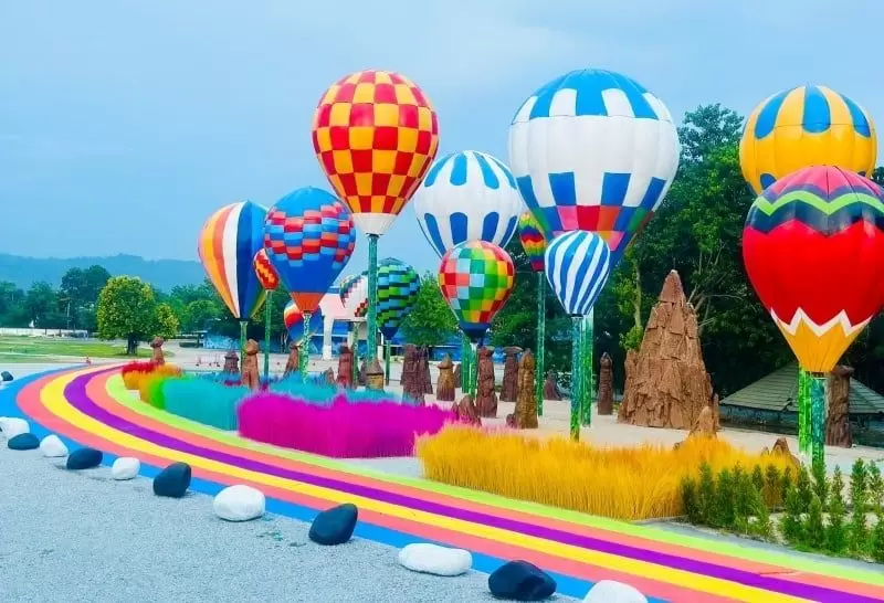Tour Thái Lan 2026: Lighting art museum & Ballon garden điểm check in mới