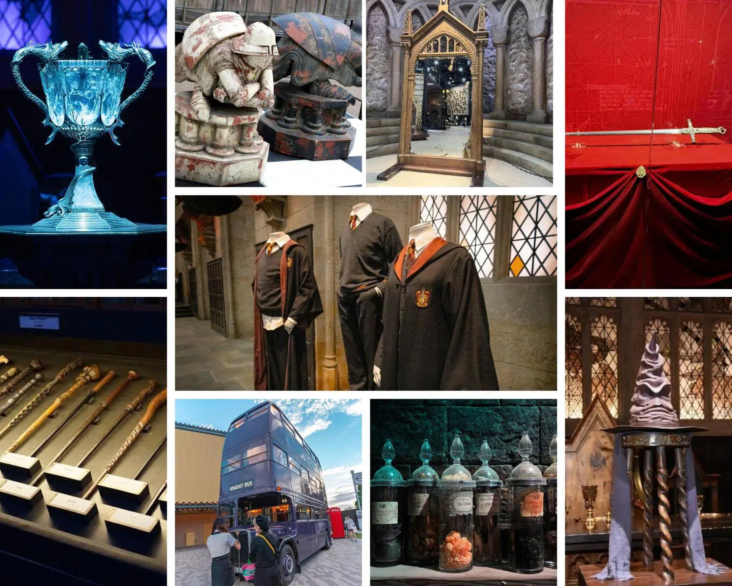 Các đạo cụ xuất hiện trong phim Harry Potter được trưng bày tại Stuido Tokyo