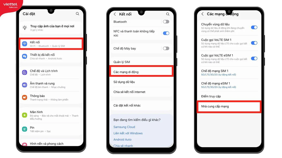 Hướng dẫn bật chuyển vùng dữ liệu trên Androi/Pixel khi eSim không hoạt động tại Nhật Bản