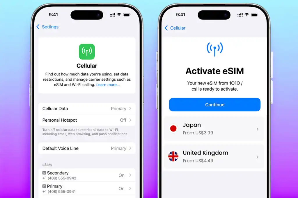 Khắc phục eSim không hoạt động tại Nhật Bản trên iphone