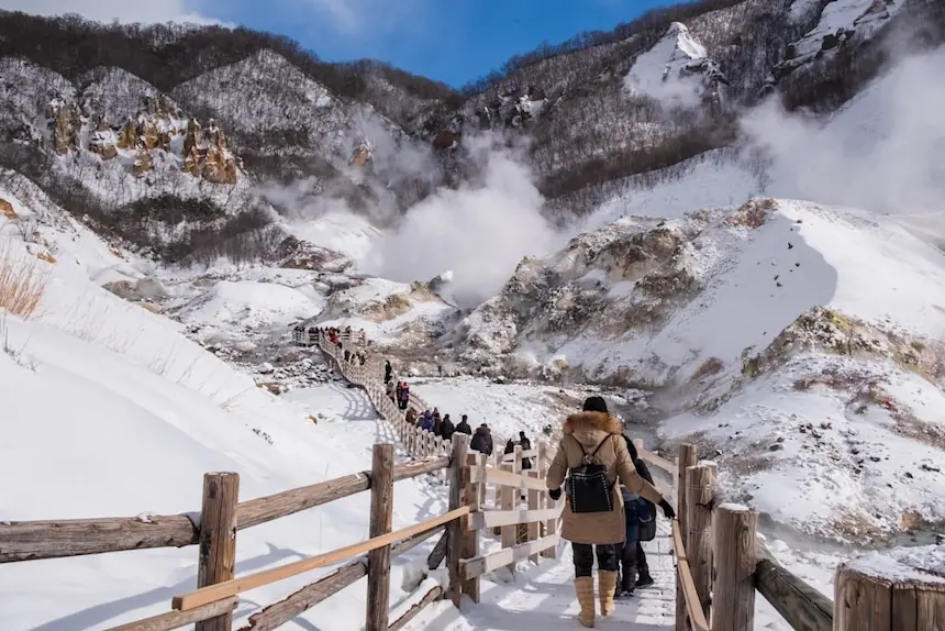 Thung lũng Jigokudani mùa đông
