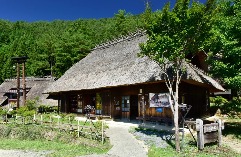 Những mái nhà tranh kabuto-zukuri tại làng cổ Saiko Iyashi no Sato Nenba