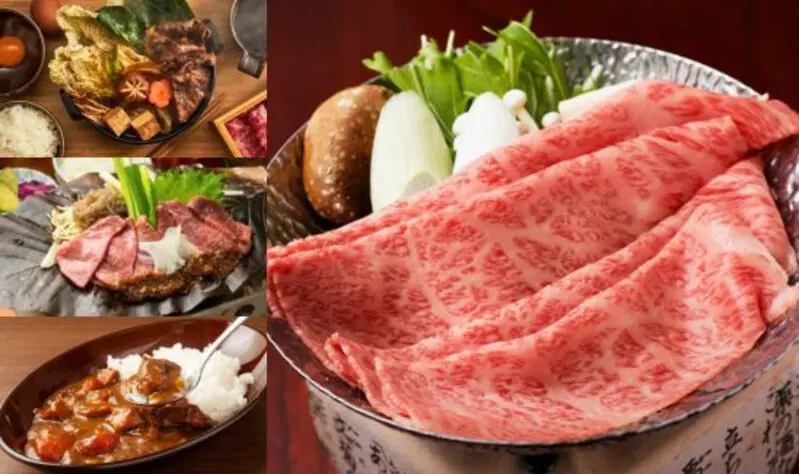 Các món ăn được chế biến từ thịt bò Hida